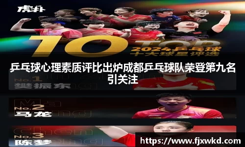 乒乓球心理素质评比出炉成都乒乓球队荣登第九名引关注